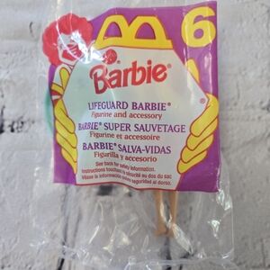 1995 McDonald's Happy Meal #6 Lifeguard Barbie Sealed